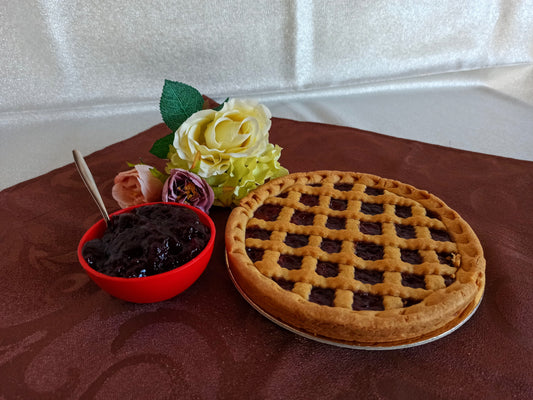 CROSTATA CON CONFETTURA AI FRUTTI DI BOSCO Senza Glutine, Senza Lattosio, Senza Latte e derivati