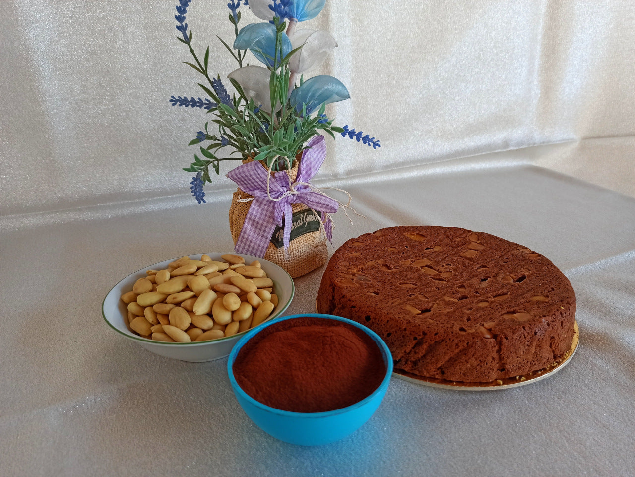 TORTA CAPRESE Senza Glutine, Senza Lattosio, Senza Latte e derivati