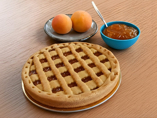 CROSTATA CON CONFETTURA DI ALBICOCCHE