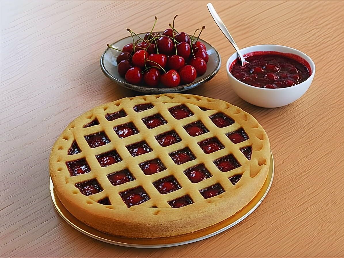 CROSTATA CON CONFETTURA DI CILIEGIA